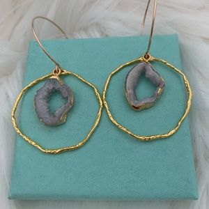 Agate earrings